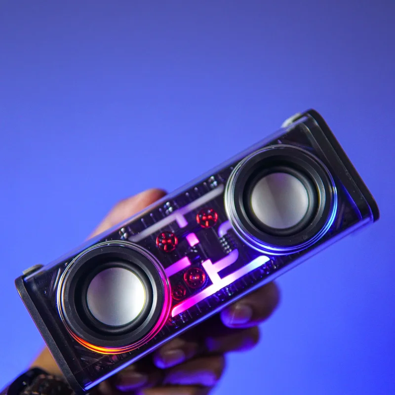 V8 Transparent Mini Wireless Speaker